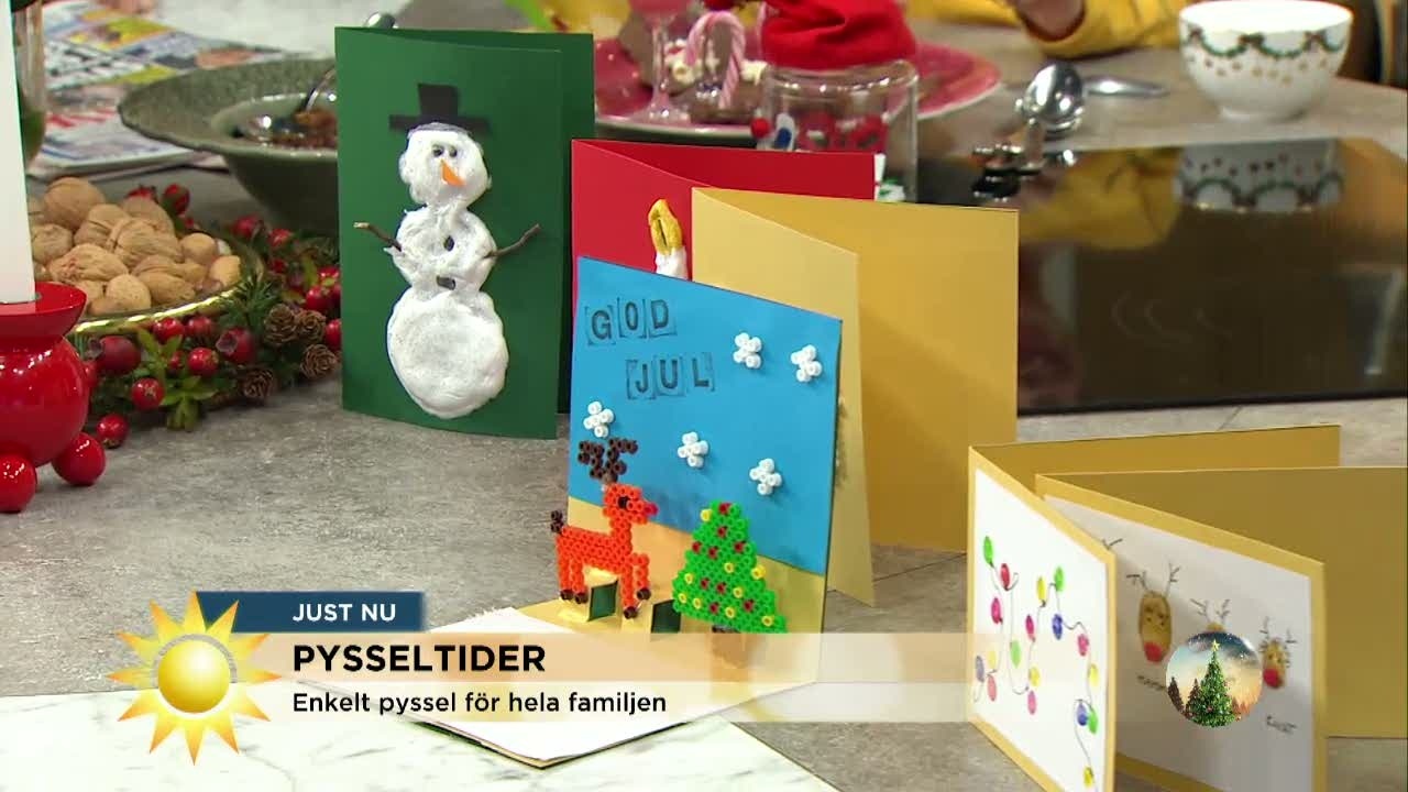 Gör Det Själv Julkort 2025 Sabra