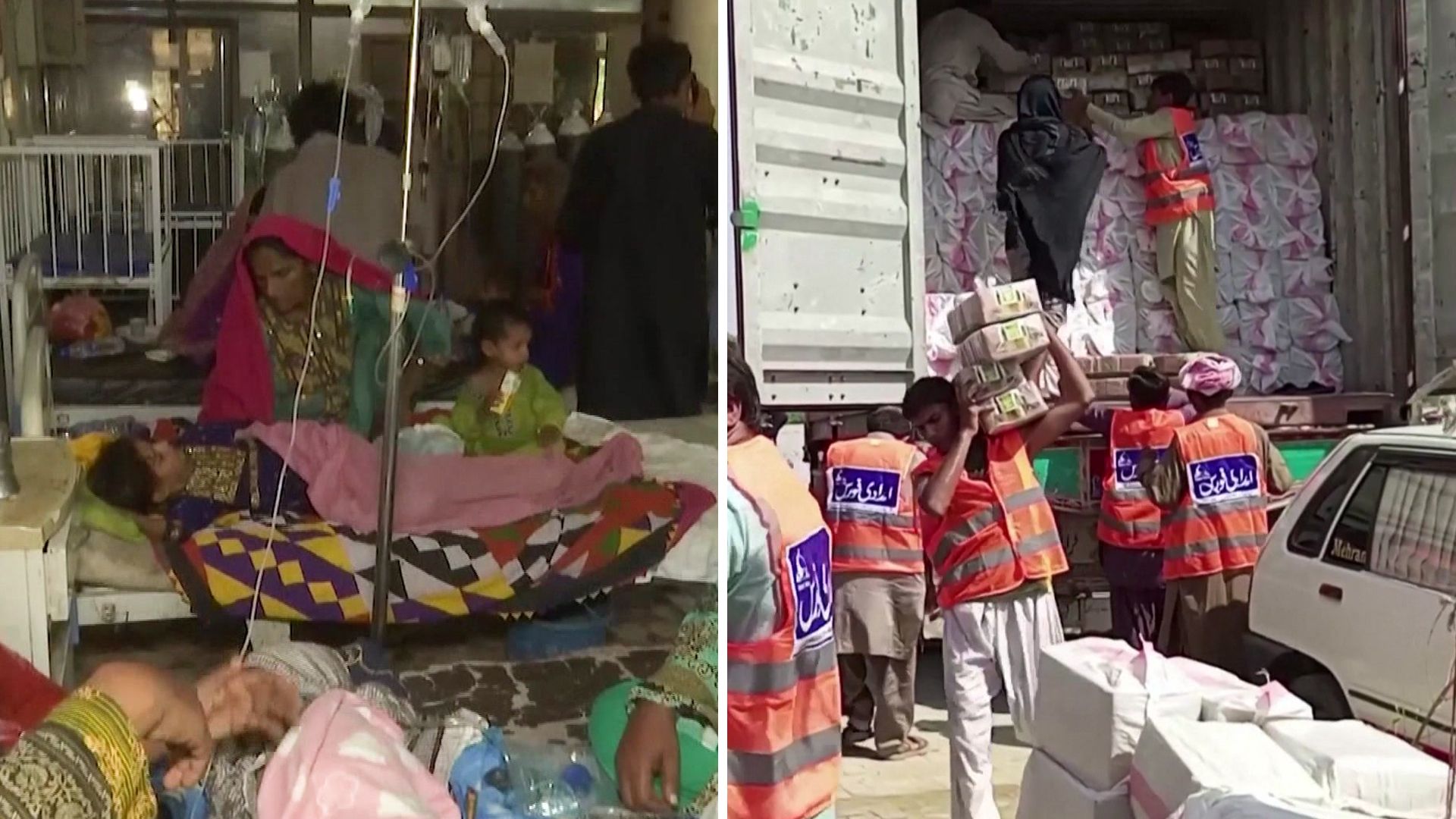 Internationell hjälp på väg till Pakistan över 1200 döda