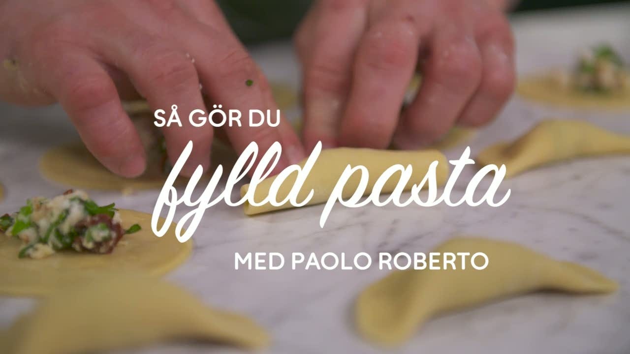 Se & gör fylld pasta