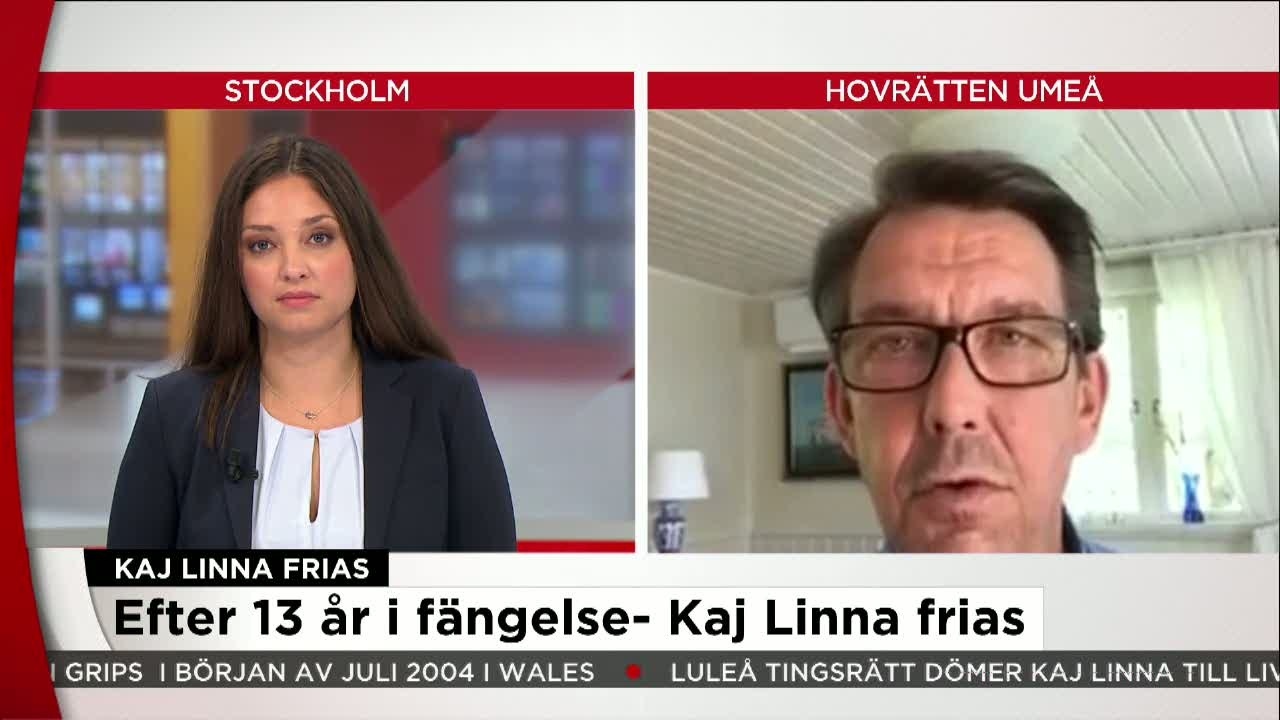 Efter 13 år i fängelse - Kaj Linna frias 