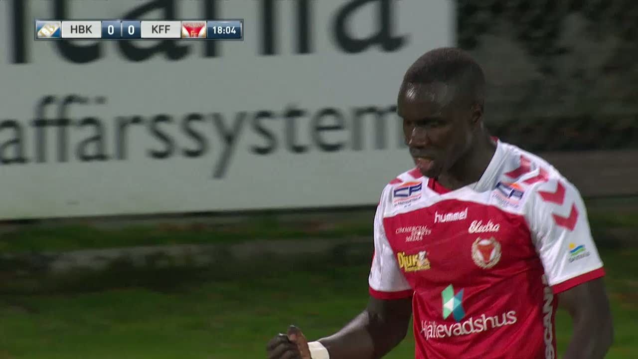Diouf nickar in 1-0 för Kalmar