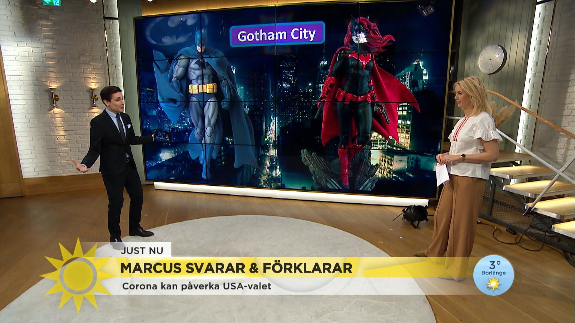 Marcus Nu hoppar Batman in i USAvalet!