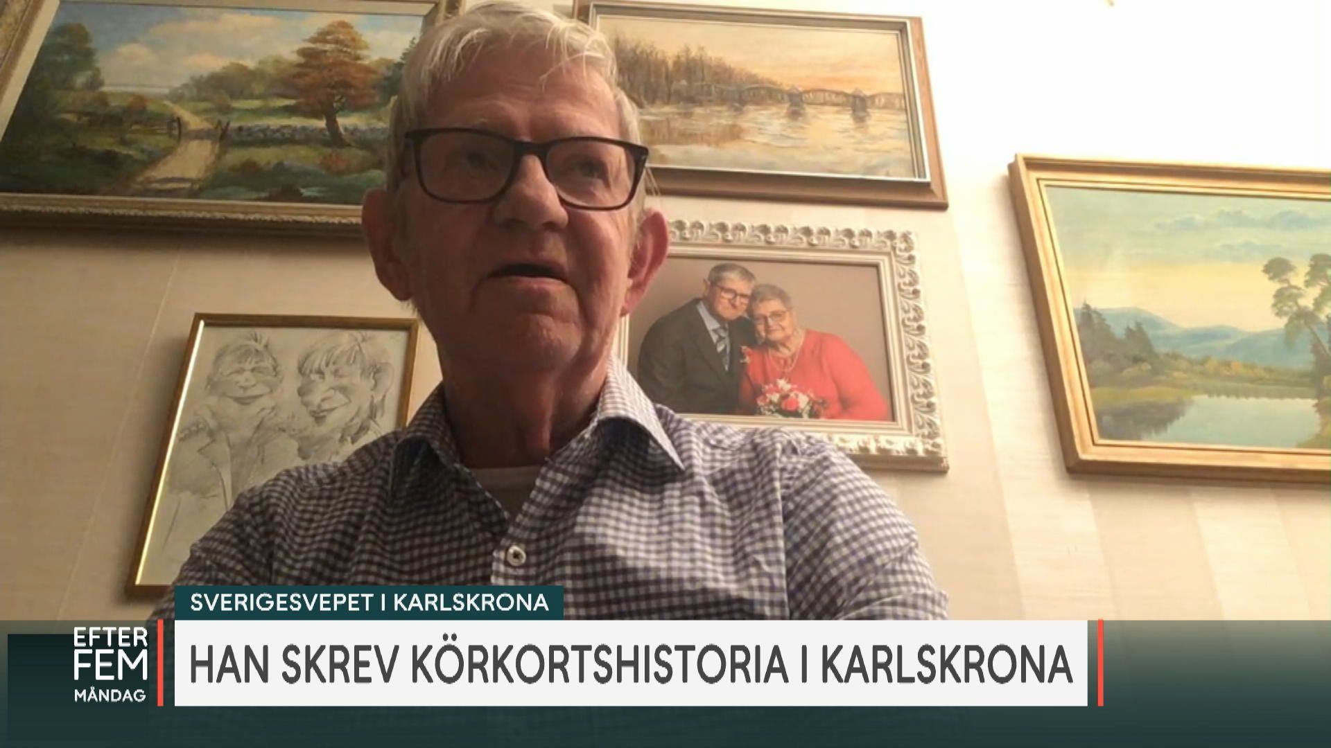Han skrev körkortshistoria i Karlskrona: ”Som att dricka ...