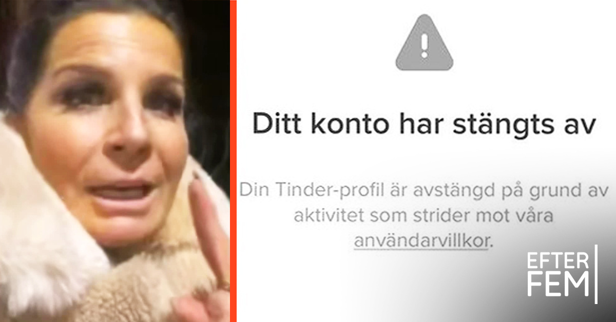 Carola Häggkvist Blockades Av Dejtingappen Tinder 4246