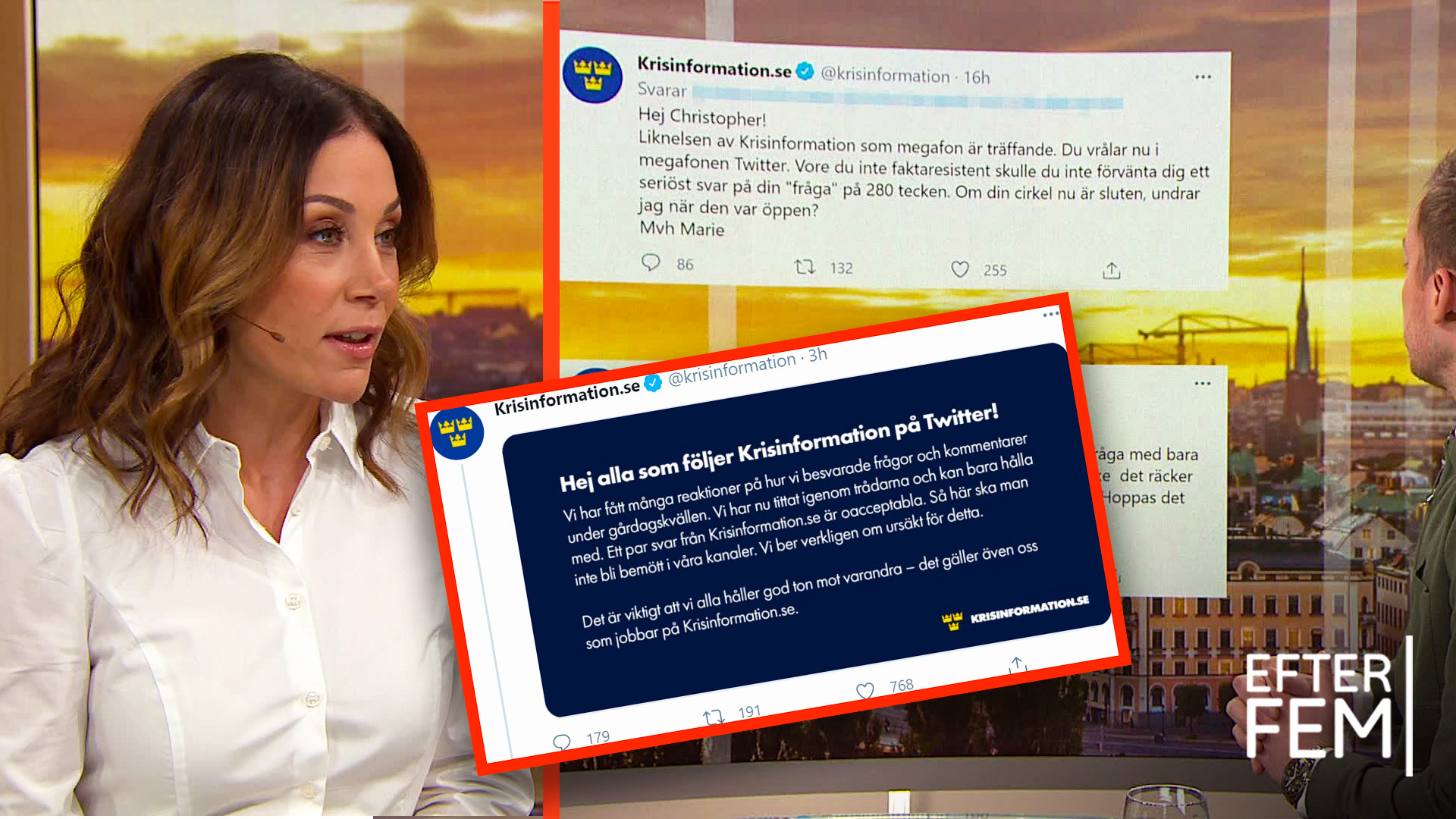 Krisinformation Ber Om Ursäkt Efter Spydigt Twittersvar