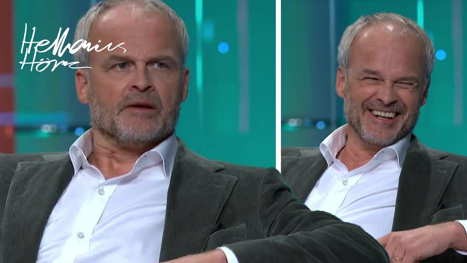 Johan Rheborg tabbade sig utklädd till Mark Levengood