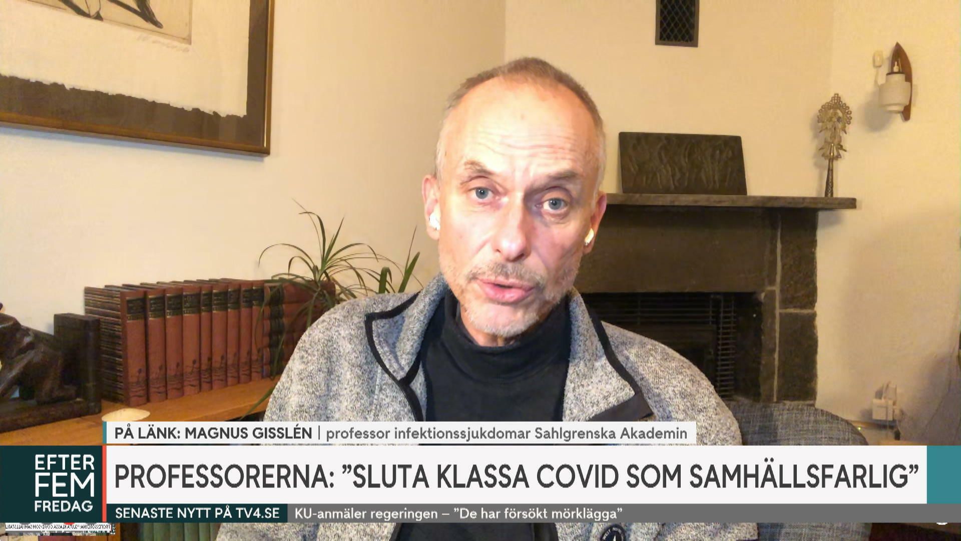 Efter fem: Professor: Slopa restriktioner för coronapandemin