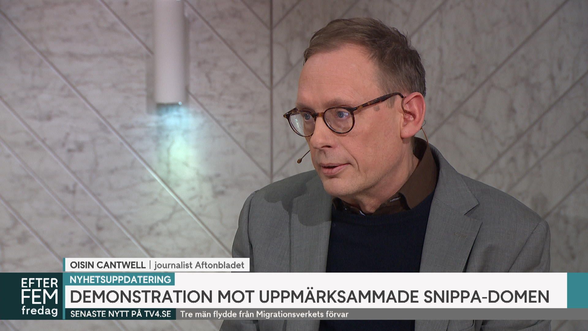 Oisin Cantwell om snippadomen ”Upprör människor på goda...