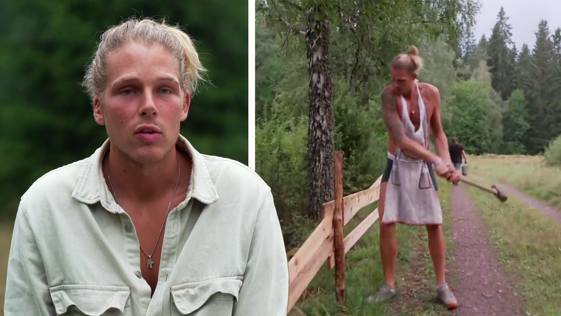 Viktor Bergström Jag har gått in i en karaktär i Farmen