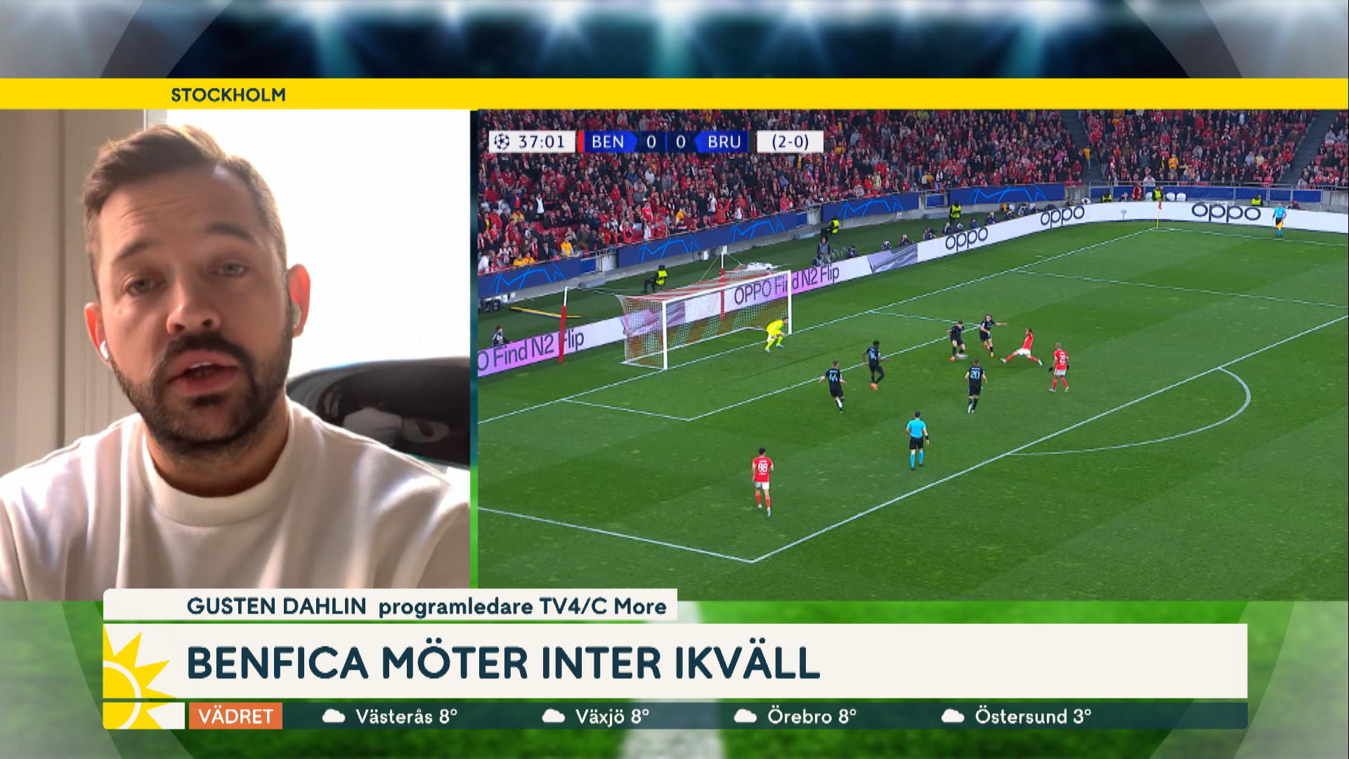 Ikväll spelas Champions Leaguekvartsfinaler ”Höga förvä...