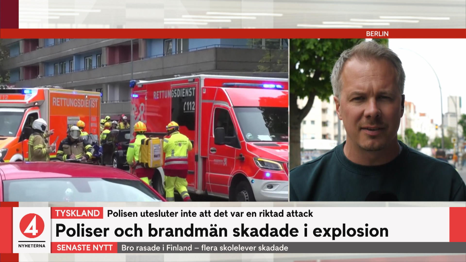 Poliser Och Brandmän Allvarligt Skadade I Explosion – Tro...