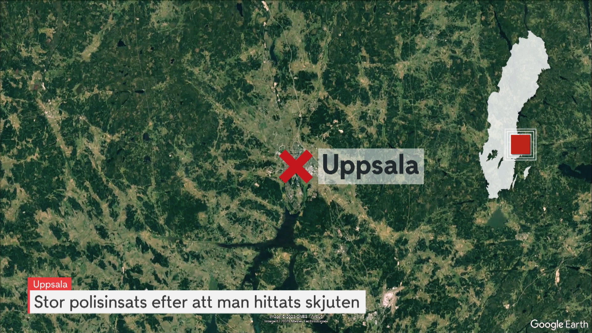 Man Skjuten I Uppsala – Stor Polisinsats