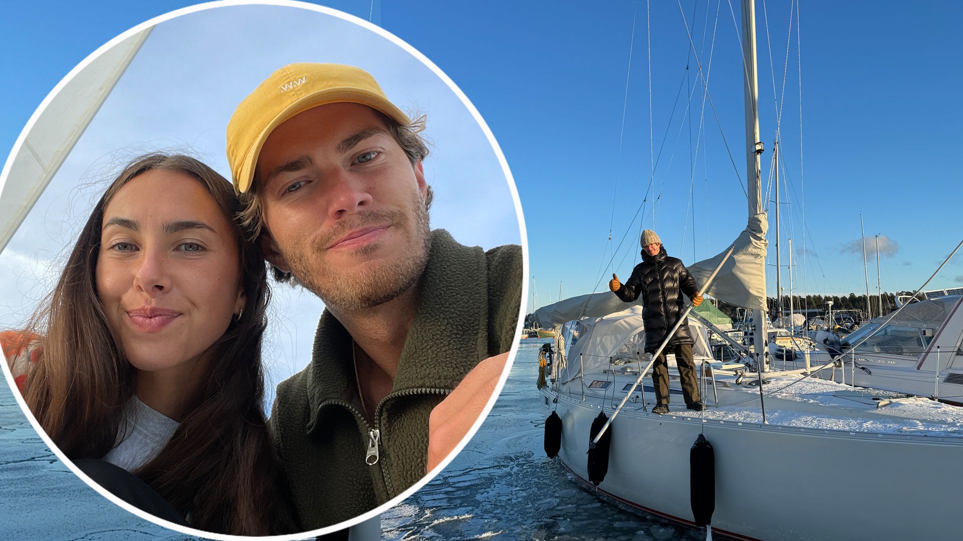 Paret flyttade till segelbåt utan att kunna segla