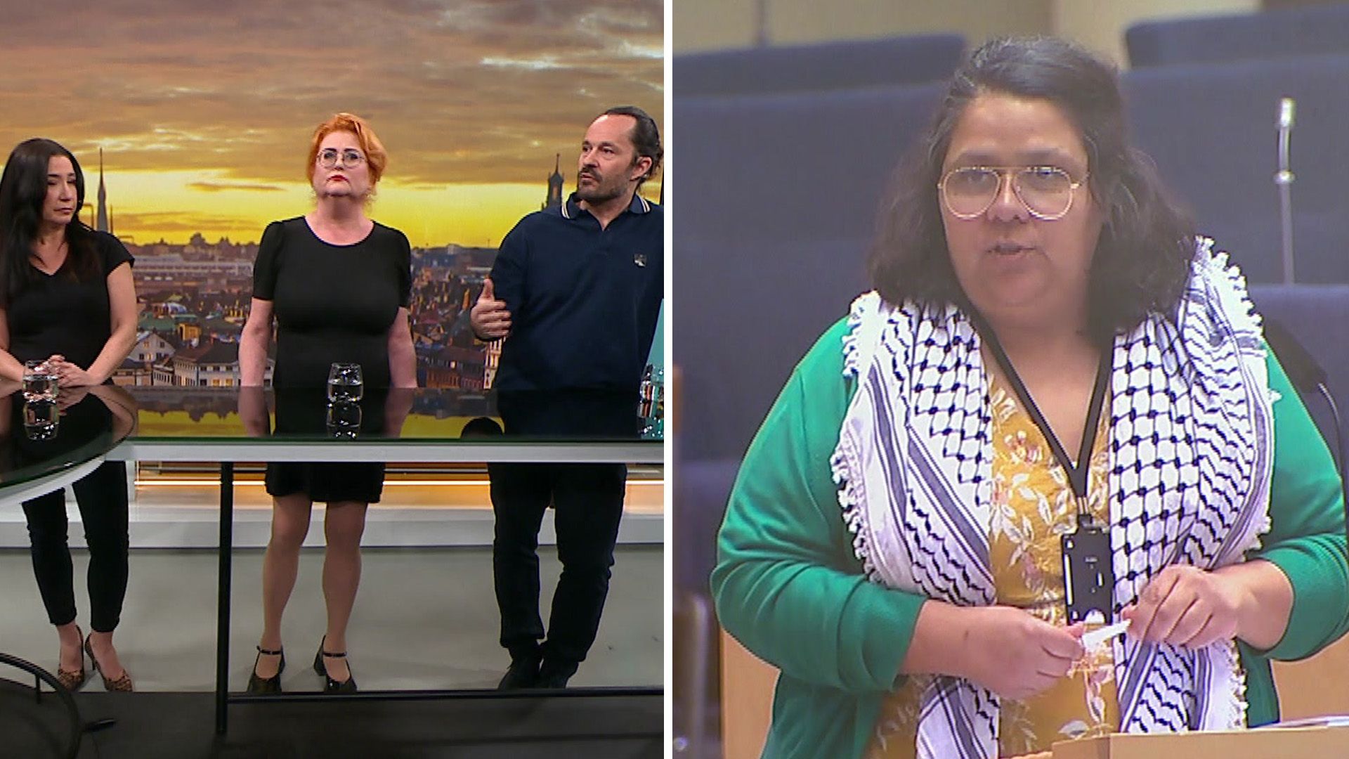 Panelen om palestinasjalen i riksdagen: ”Otroligt barnsligt”