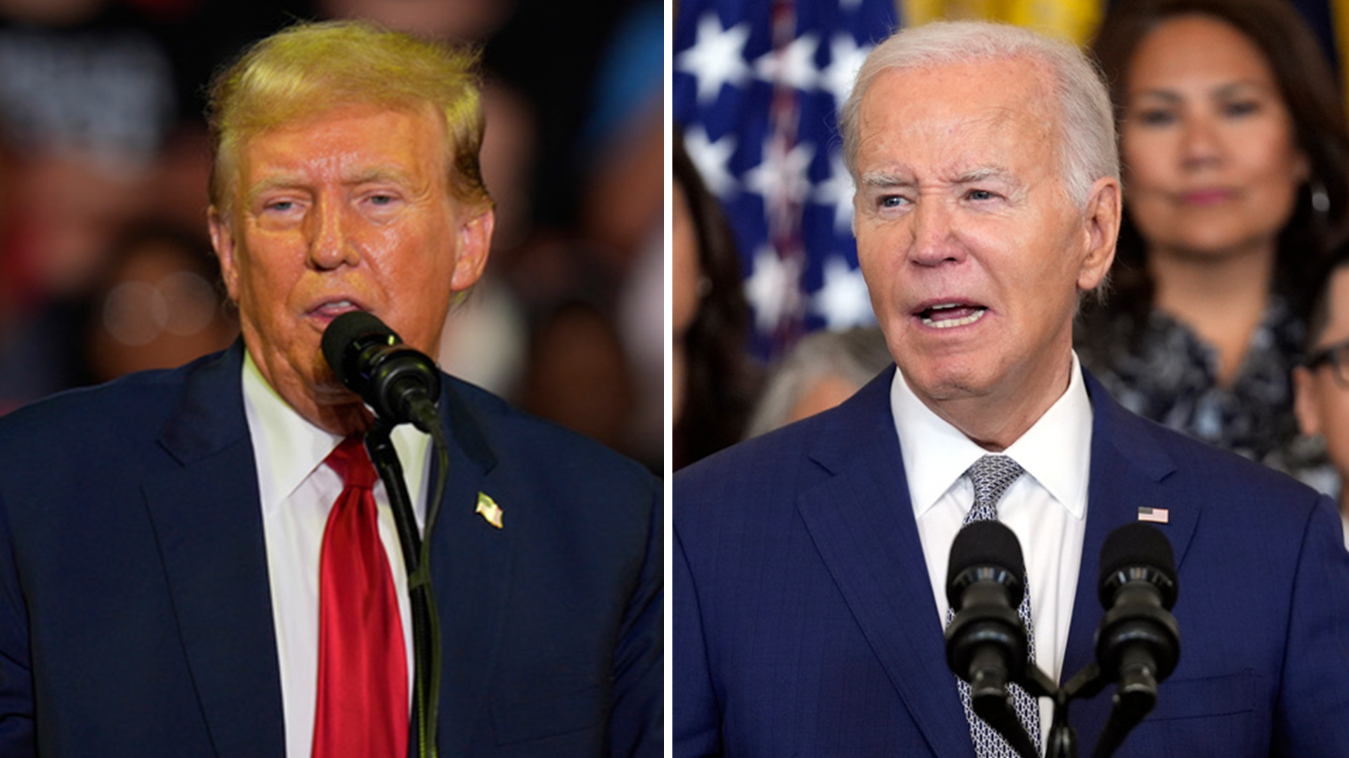 Första Debatten Mellan Biden Och Trump I Kväll