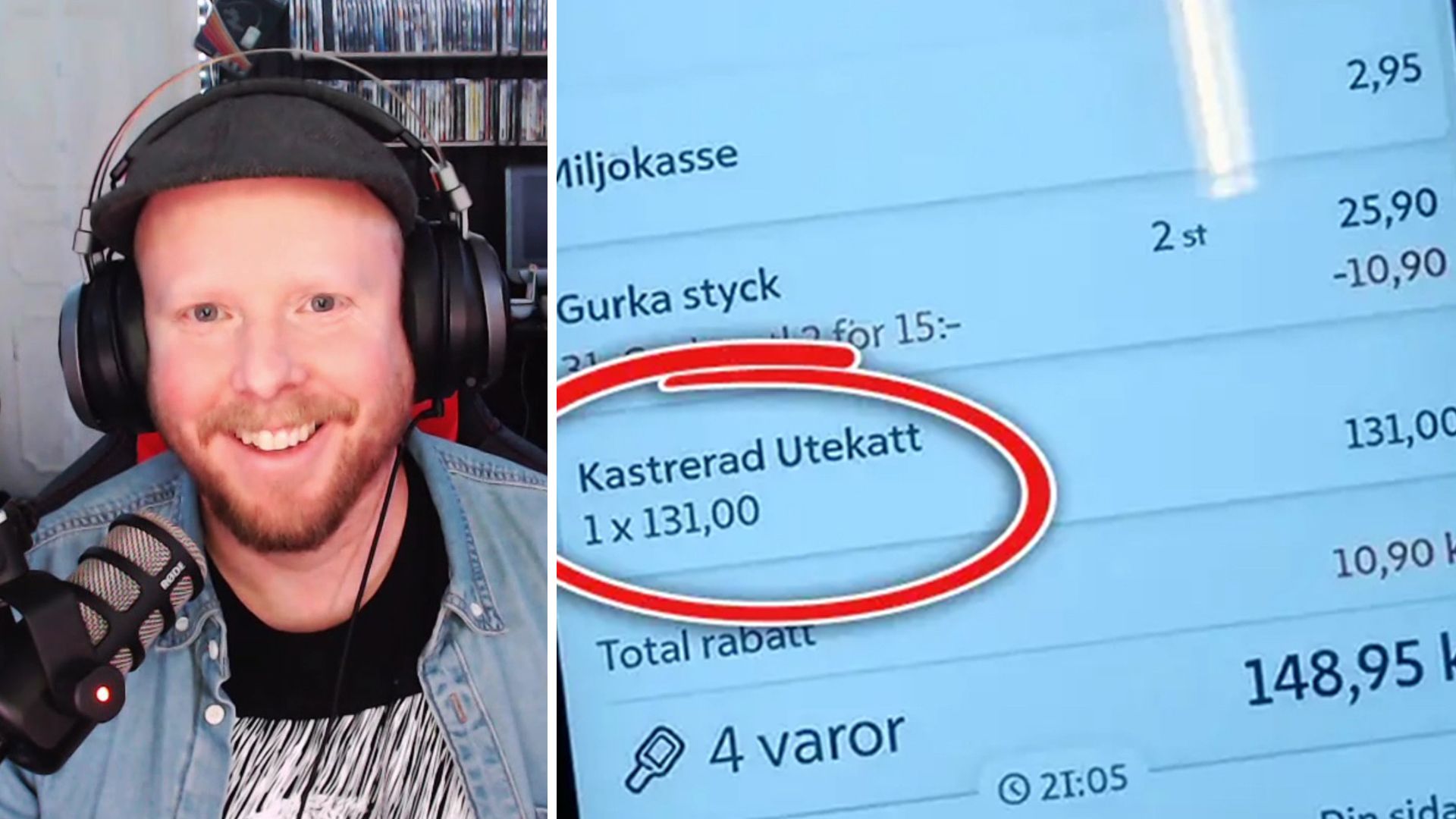 Kvittochock i Kristinehamn – Mikael köpte ”kastrerad utekatt”