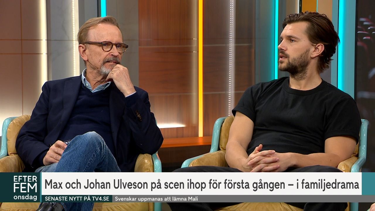 Max och Johan Ulveson på scen ihop för första gången – i ...