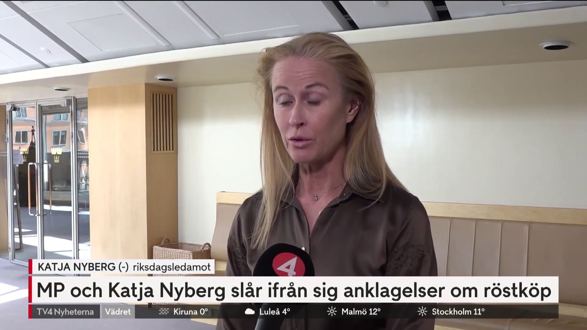 MP och Katja Nyberg slår ifrån sig anklagelser om röstköp